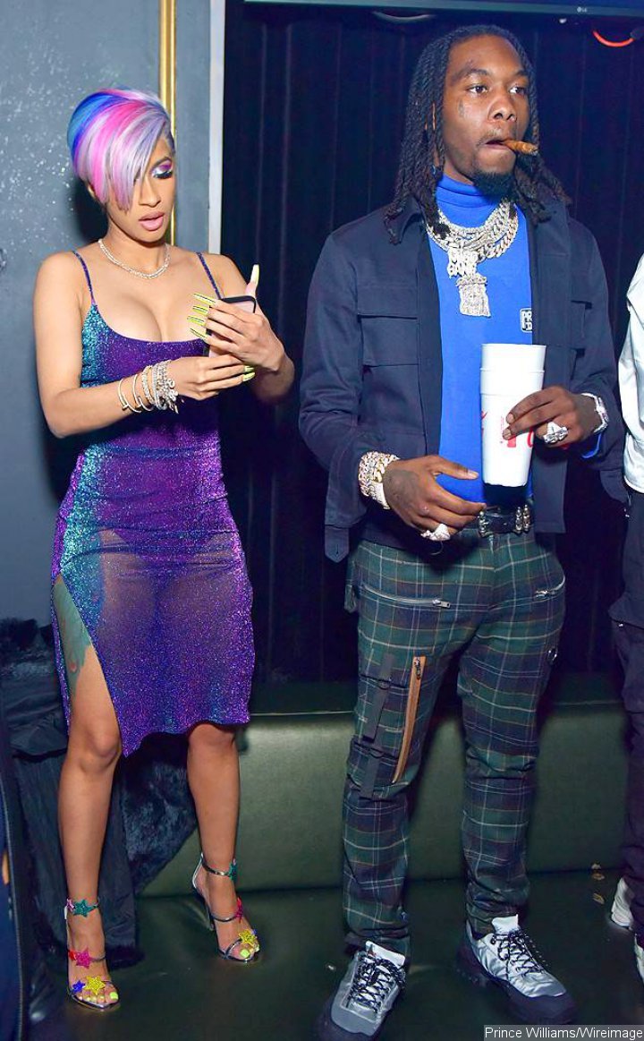 Cardi B and Offset Kiss During Atlanta Reunion Amid 