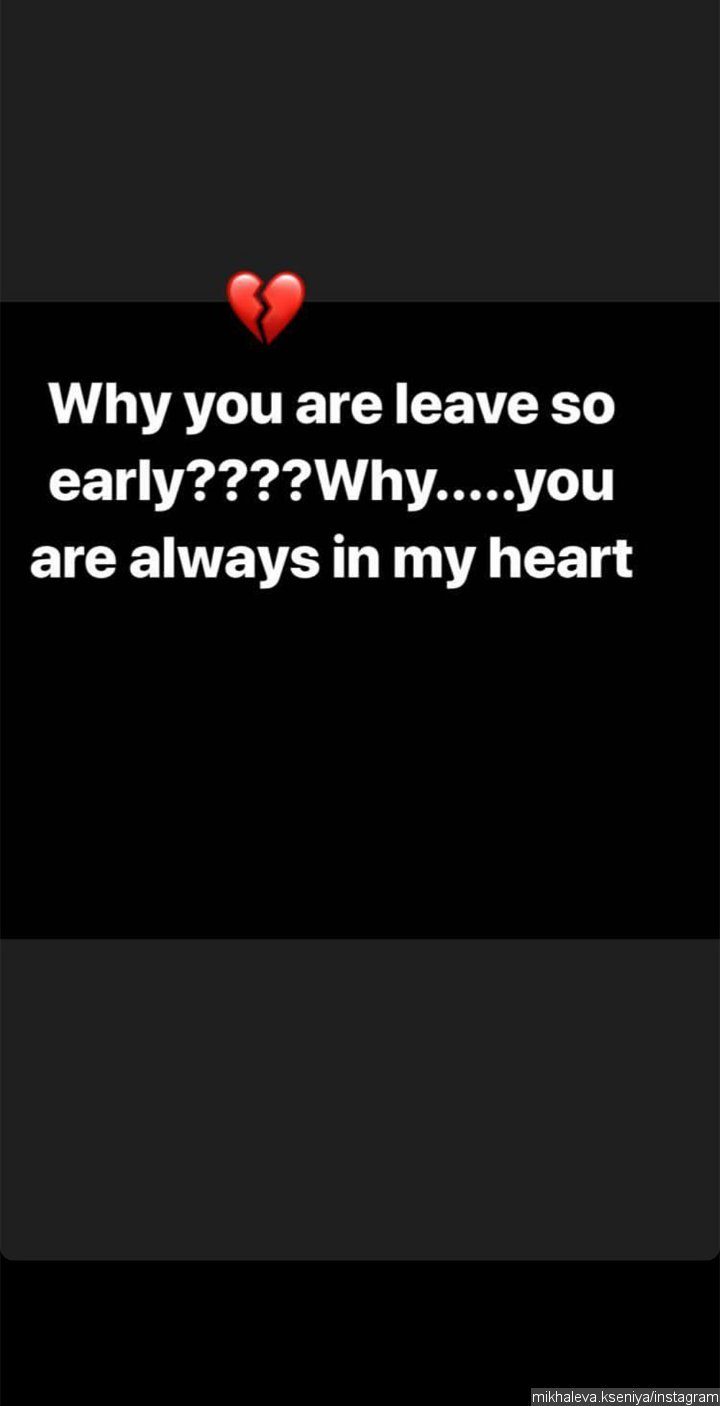 Kseniya Mikhaleva's Instagram Stories.