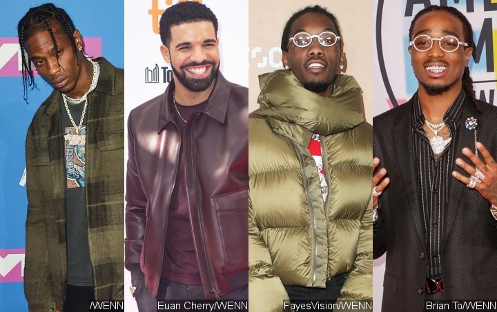 Travis Scott Drives Fans Wild With Drake, Offset and Quavo's Surprise Appearance at L.A. Show