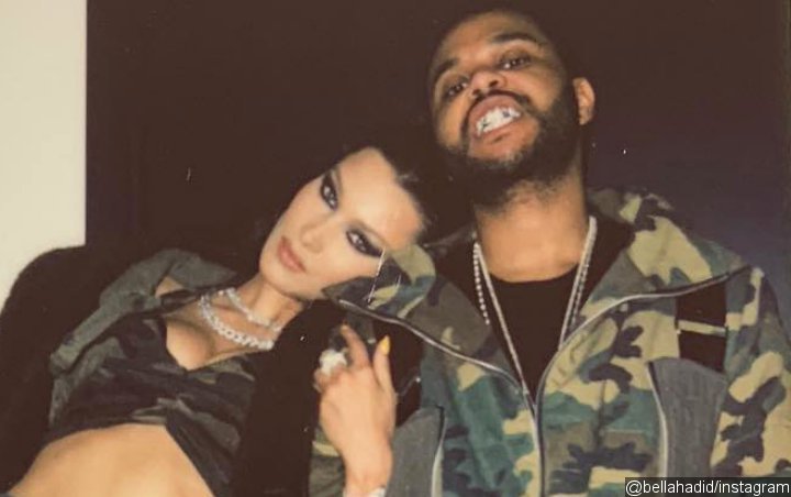 The Weeknd, Bella Hadid Wear Matching Camo for His Birthday: Pics