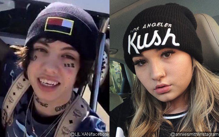 Ксан полное имя. Lil xan и Энни Смит. Lil xan girlfriend. Энни Смит фото девушка лил хана. My girlfriend Lil xan.