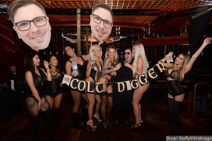 Colt Johnson Celebrates Divorce at Strip Club