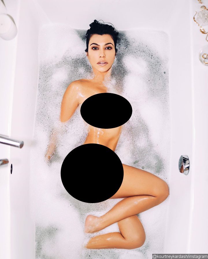 Kourtney Kardashian's Instagram picture.