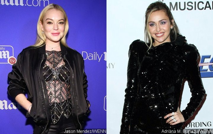 Fans Get 'Secondhand Embarassment' Over Lindsay Lohan's Comment on Miley Cyrus' Instagram Post