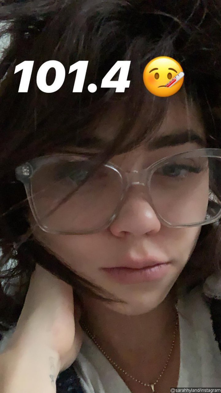 Sarah Hyland's Instagram Stories.