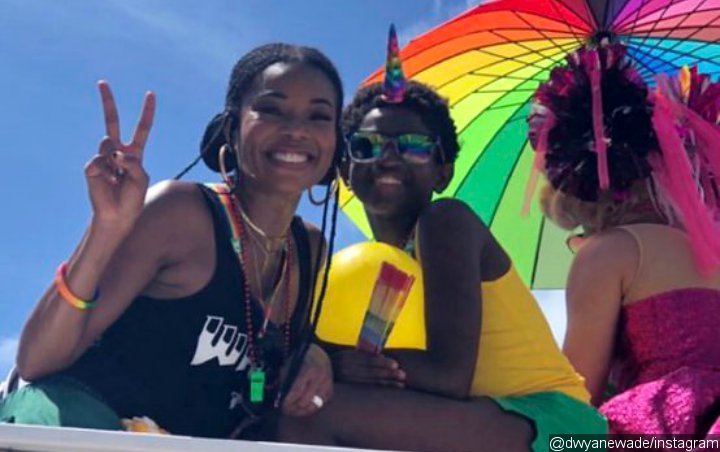 Gabrielle Union Being Supportive Stepmom for Dwyane Wade's Son at Miami Pride