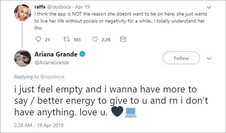 Ariana Grande Addresses Her Tour's Set List