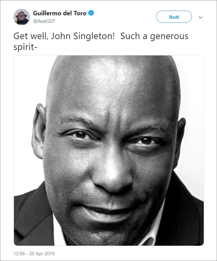 Guillermo del Toro Sends John Singleton Well Wishes After Suffering Stroke