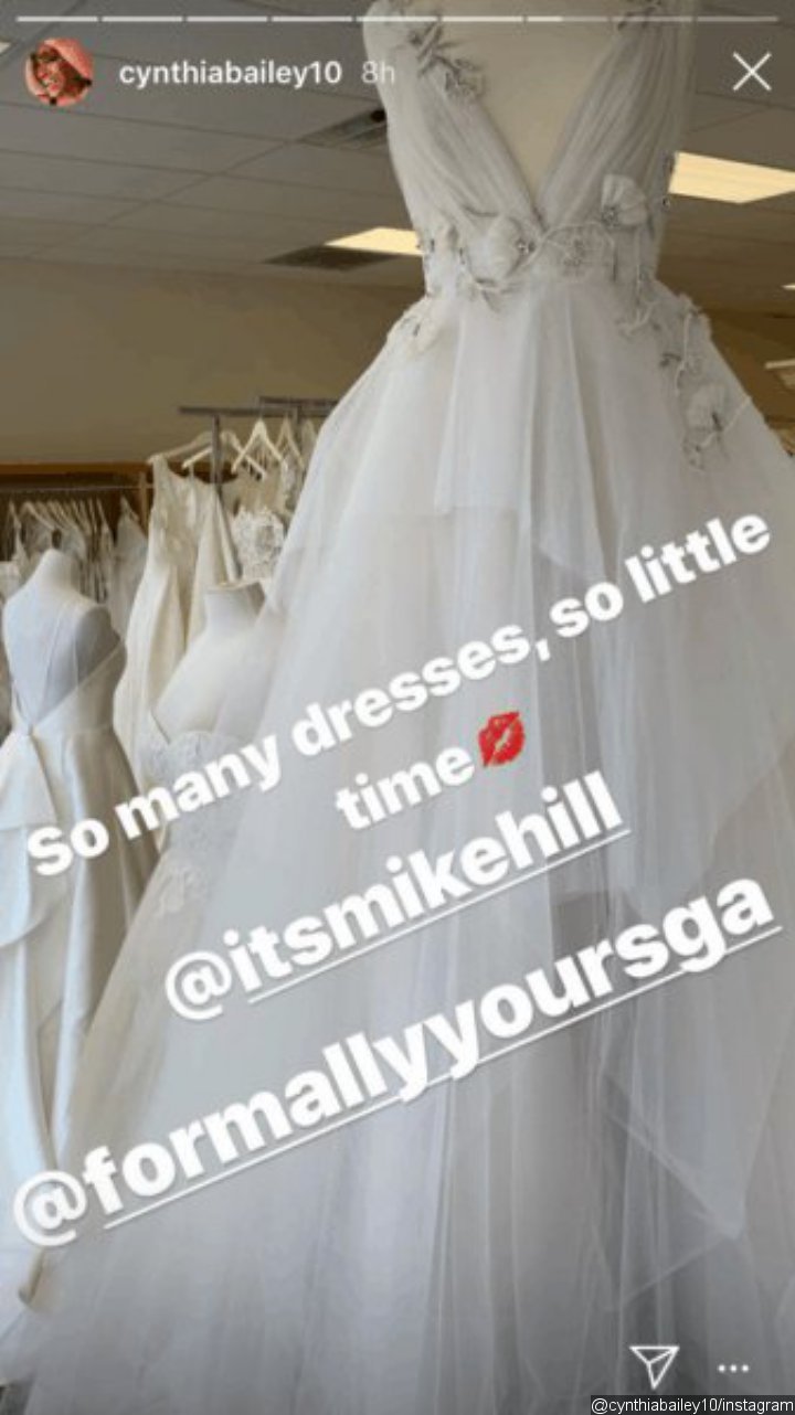 Cynthia Bailey's Instagram Stories Post.