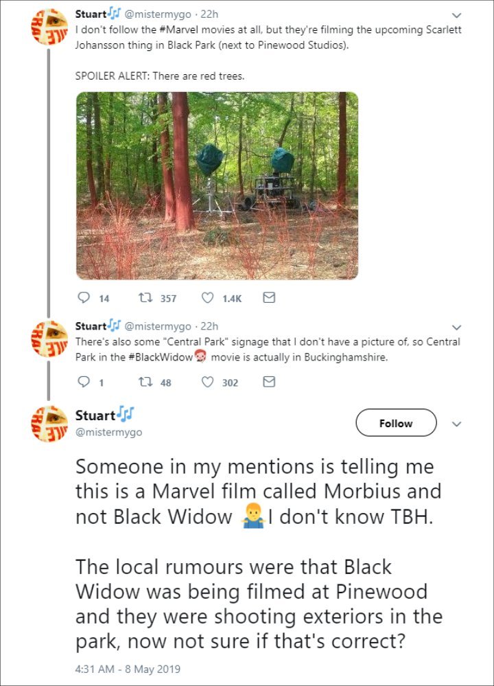 Possible Set Photo of Scarlett Johansson's Black Widow Movie