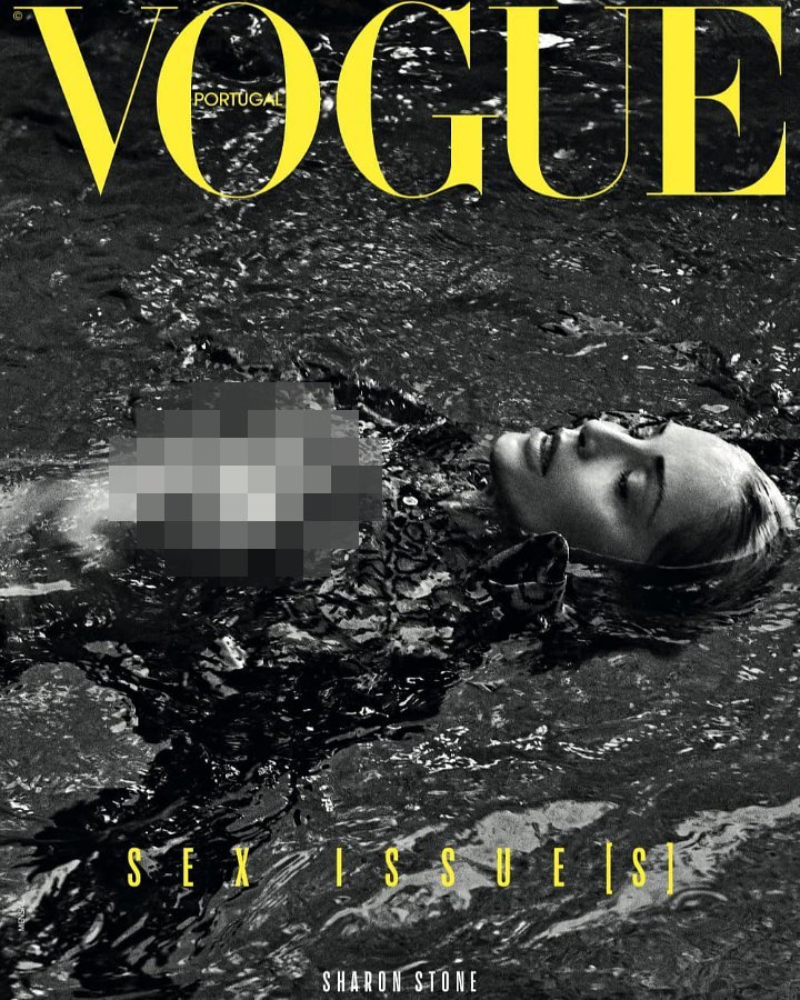 Sharon Stone Covers Vogue Portugal's Sex Issue
