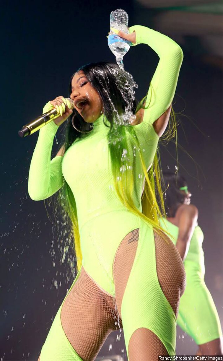 Cardi B Delivers Sexy Show After Arriving Late to Fashion Nova Party