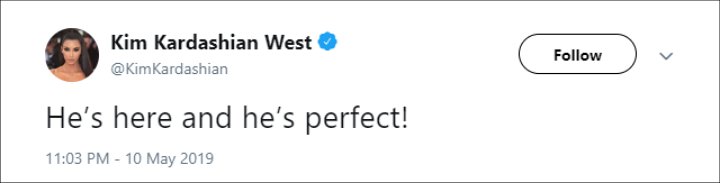 Kim Kardashian Announces Arrival of Baby No. 4