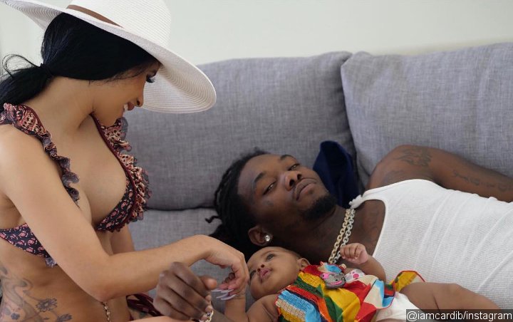 Cardi B Presents Her 'Iced Out' Daughter With $8 Million Diamond Bracelet