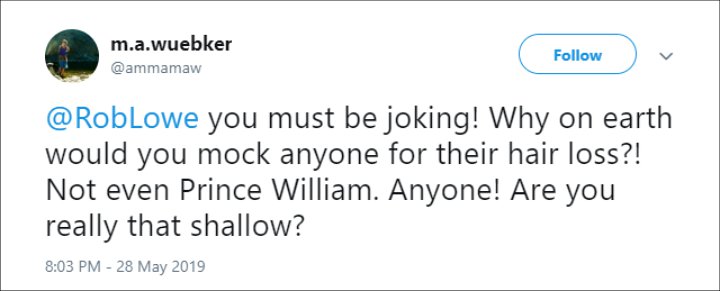 Prince William is defended by royal family fans.