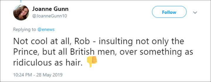 Rob Lowe is criticized by social media users.