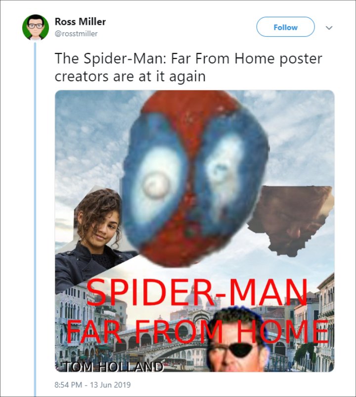 'Spider-Man: Far From Home' Fan Pokes Fun at Its Lame IMAX Poster