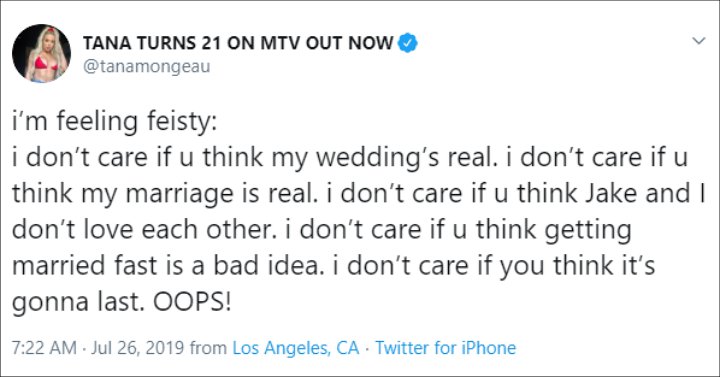 Tana Mongeau