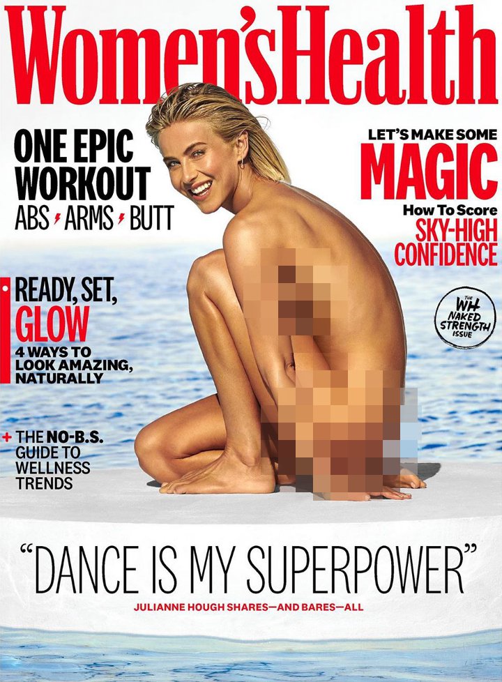 Julianne Hough Covers September Issue of Women's Health