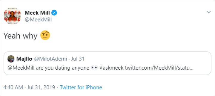 Meek Mill's Twitter.
