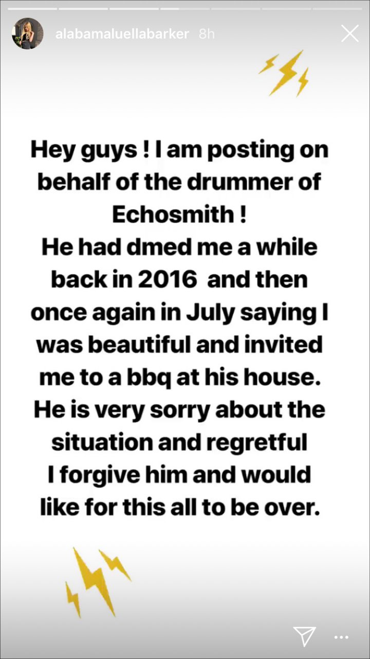 Travis Barker's Daughter Alabama Accepts Graham Sierota's Apology for Inappropriate Messages