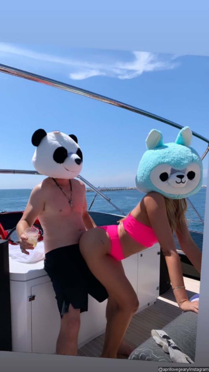 April Love Geary's Instagram Stories.