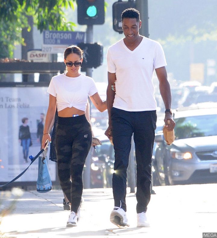 Scottie Pippen Spotted Getting Cozy With Mystery Woman 9 Months After Larsa's Divorce Filing
