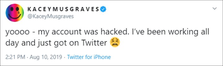 Kacey Musgraves Denies Liking Kid Rock's Crude Twitter Post About Taylor Swift