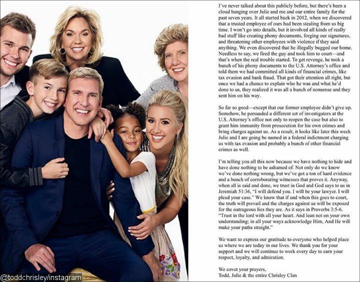 Todd Chrisley Denies Tax Evasion and Bank Fraud Claims