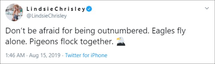 Lindsie Chrisley Appears to Respond to Chase's Jab
