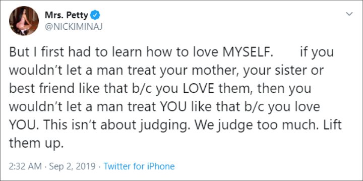 Nicki Minaj Reveals She Was in an Abusive Relationship