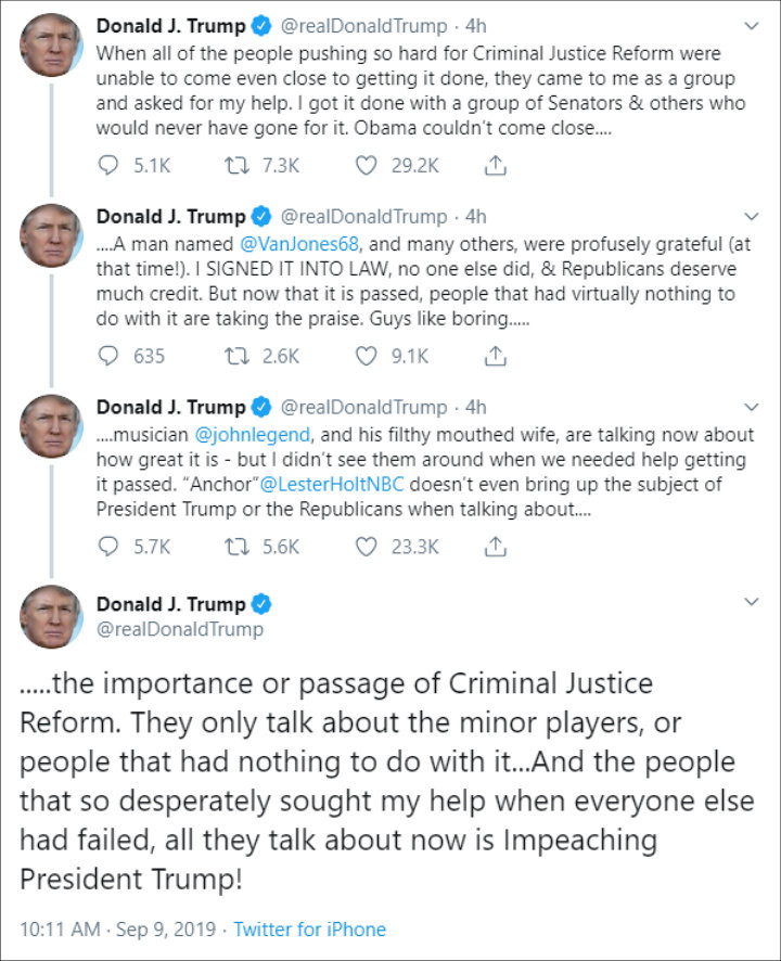 Chrissy Teigen Has Filthy Response To Donald Trump S Latest Twitter Attack On Her