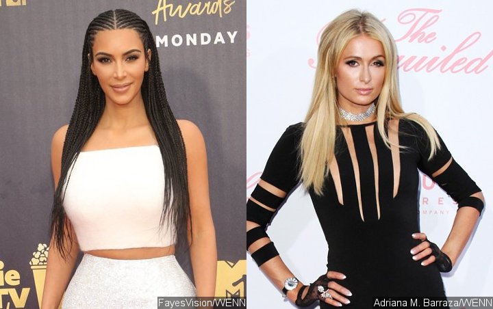 Kim Kardashian and Paris Hilton