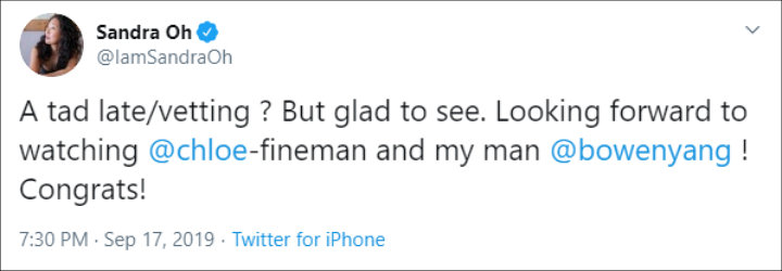 Sandra Oh Applauds 'Saturday Night Live' for Firing Shane Gillis Over His Racial Slur