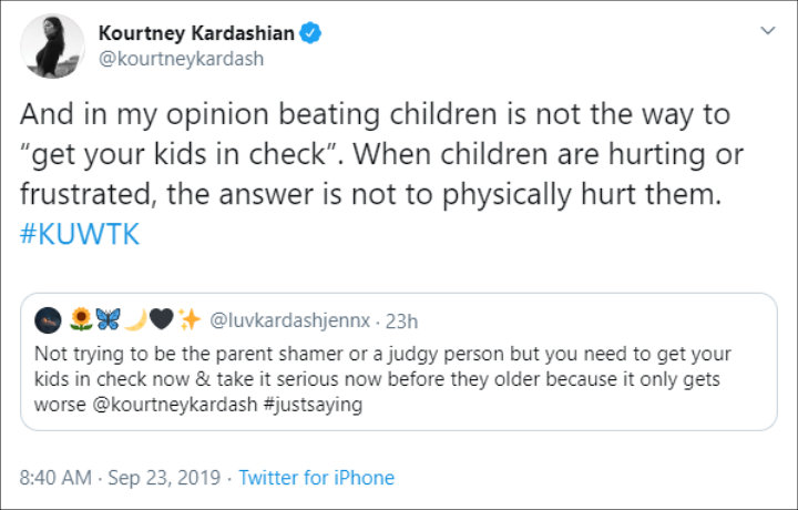 Kourtney Kardashian Will Never Be OK With Corey Gamble's Smacking Policy