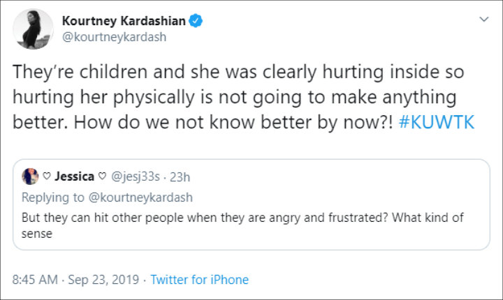 Kourtney Kardashian Will Never Be OK With Corey Gamble's Smacking Policy