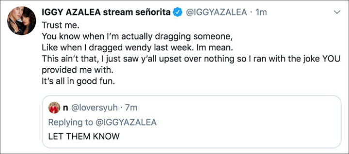Iggy Azalea Denies Dragging Lizzo
