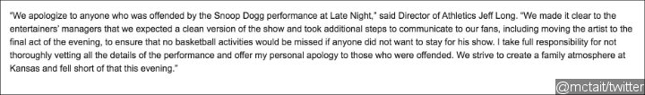 Jeff Long updated his statement