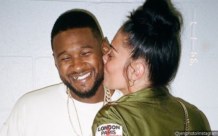 New Girlfriend? Usher Puts on Loved-Up Display With Mystery Woman