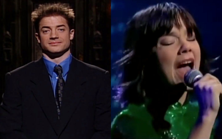 Brendan Fraser and Bjork (1997)