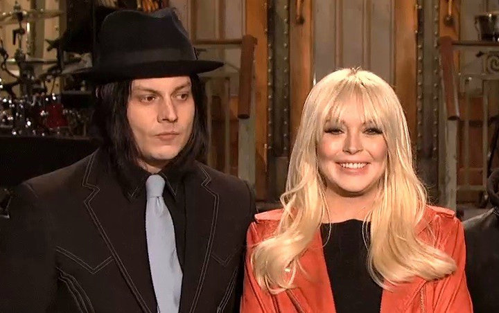 Lindsay Lohan and Jack White (2012)