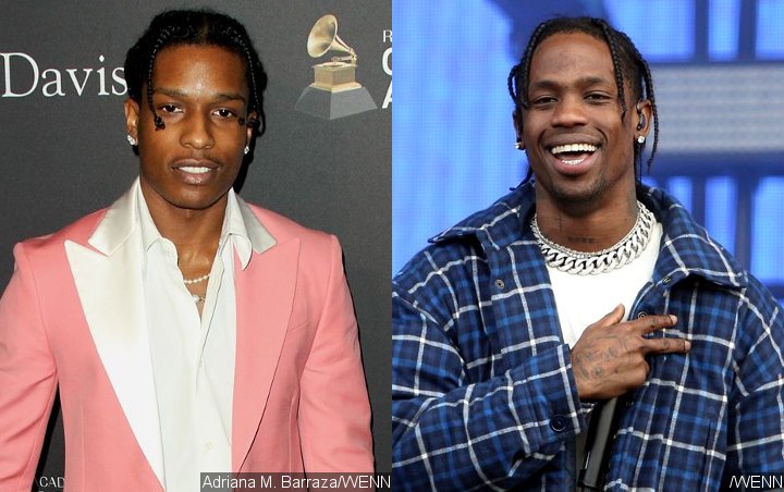 Travis scott: Did ASAP Rocky Take potshot at Travis Scott during at 2023  Rolling Loud Miami - The Economic Times