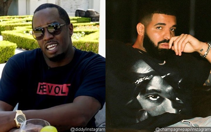 Moving On? P. Diddy Spotted Attending Drake's Birthday Party With a White Girl