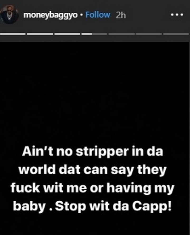 MoneyBagg Yo denies impregnating stripper