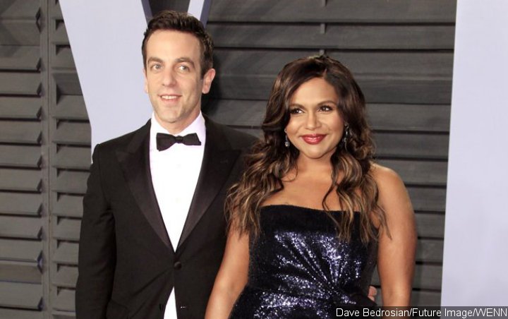 B.J. Novak and Mindy Kaling