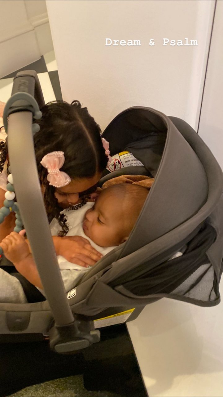 Baby Dream plays with baby Psalm
