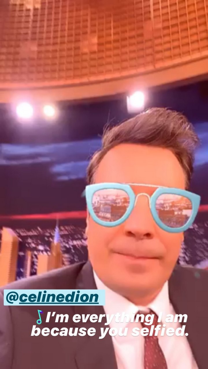 Jimmy Fallon plays with Instagram filters