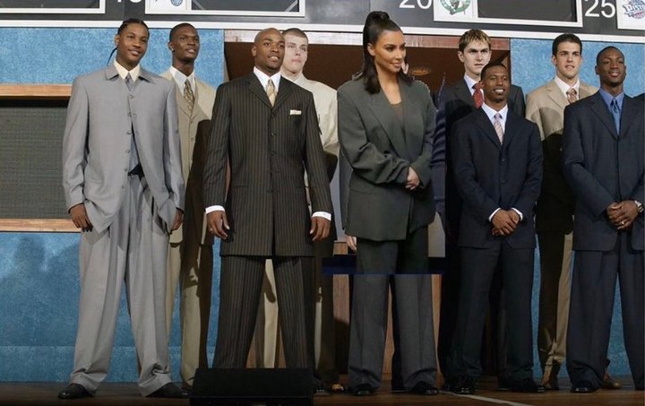 Kim Kardashian and the NBA draft