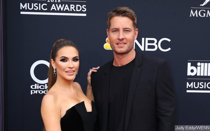 Image result for images of Actor Justin Hartley files for divorce from wife Chrishell Stause