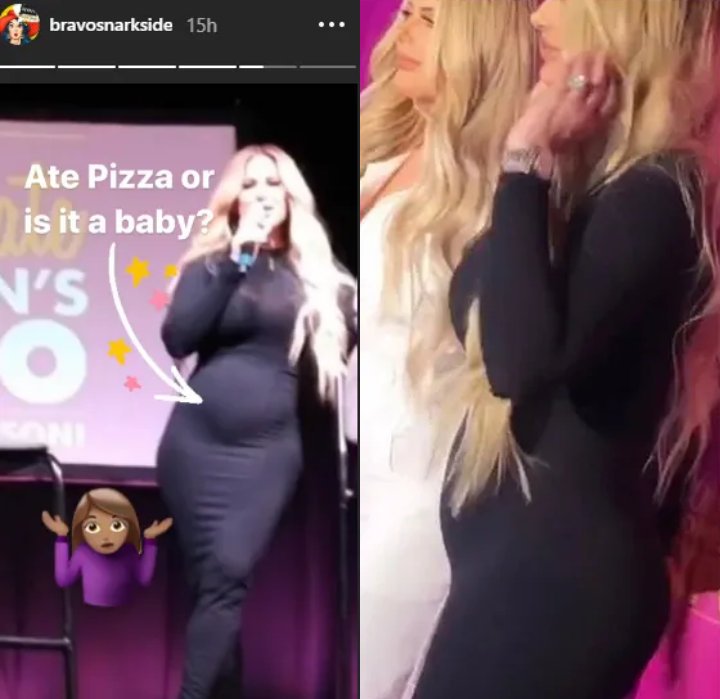 Kim Zolciak Sports Apparent Baby Bump After Daughters Leak Pregnancy News